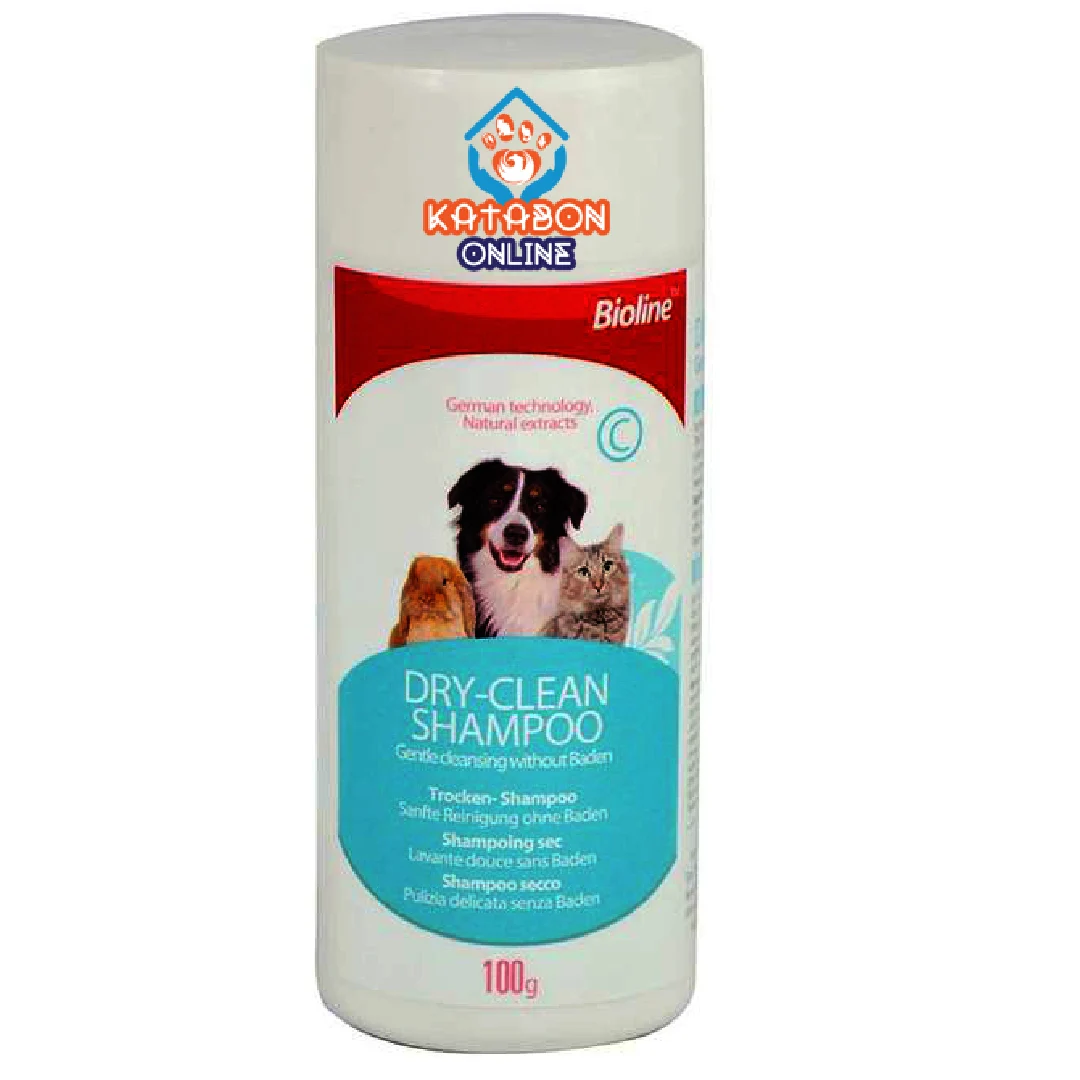 Bioline Pet dry clean Flea & Tick Powder 100g