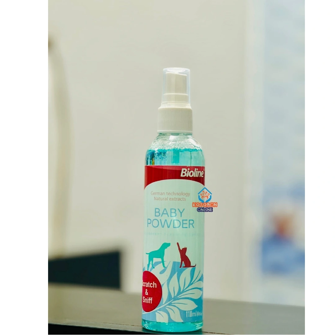 Bioline Perfume Baby Powder Deodorant Freshing Spray 118ml