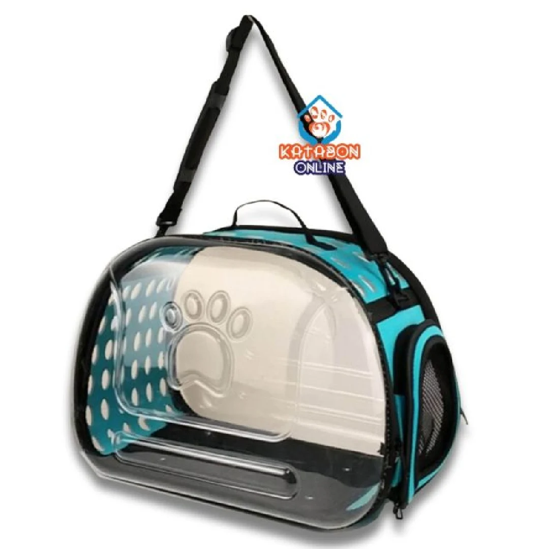 Transparent Pet Cat Carrier Travel Handbag Carry Bag
