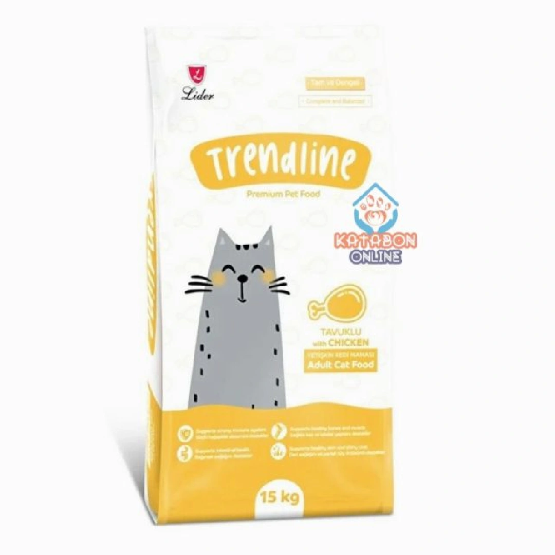 Trendline Cat Food Adult Chicken 15Kg