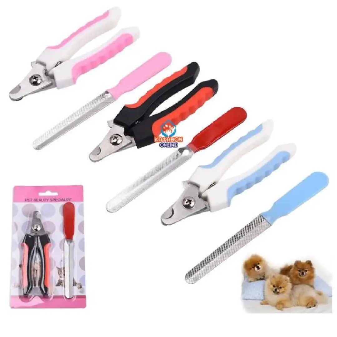 Pet Cat Dog Nail Cutter Clipper With Sickle Stainless Steel Clipper (Medium)