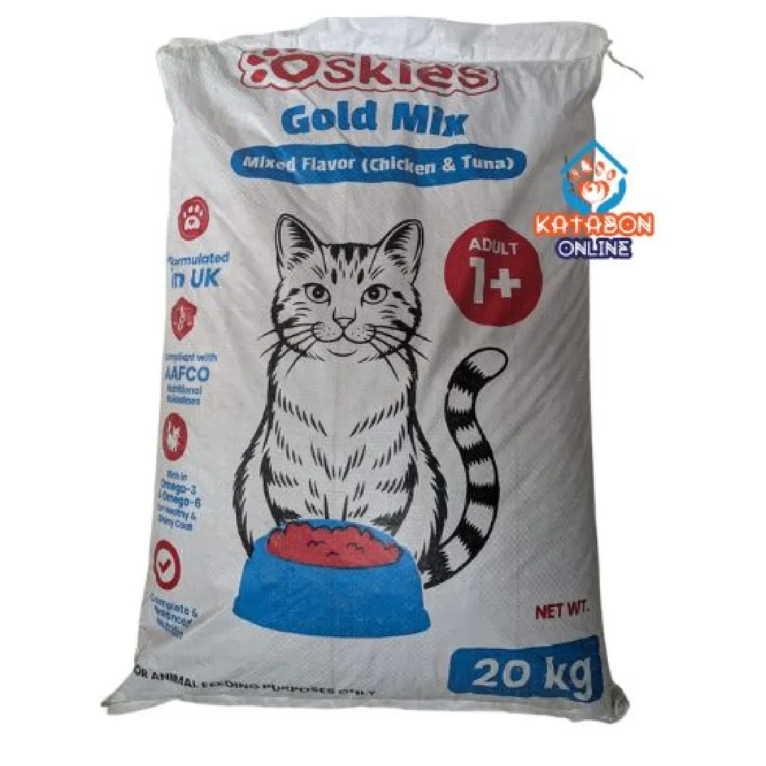 Oskies Cat Food Chicken & Tuna 20Kg