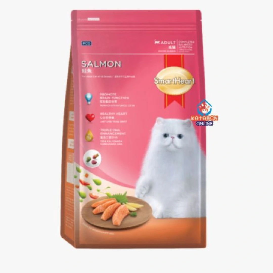 SmartHeart Dry Cat Food Adult Salmon Flavor 3kg