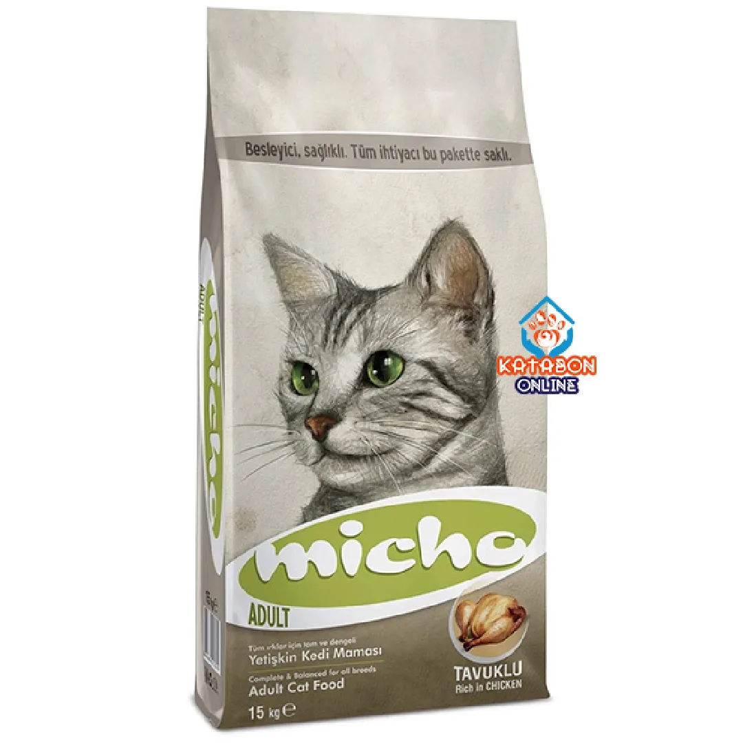 Micho Adult Dry Cat Food Rich In Chicken 15kg
