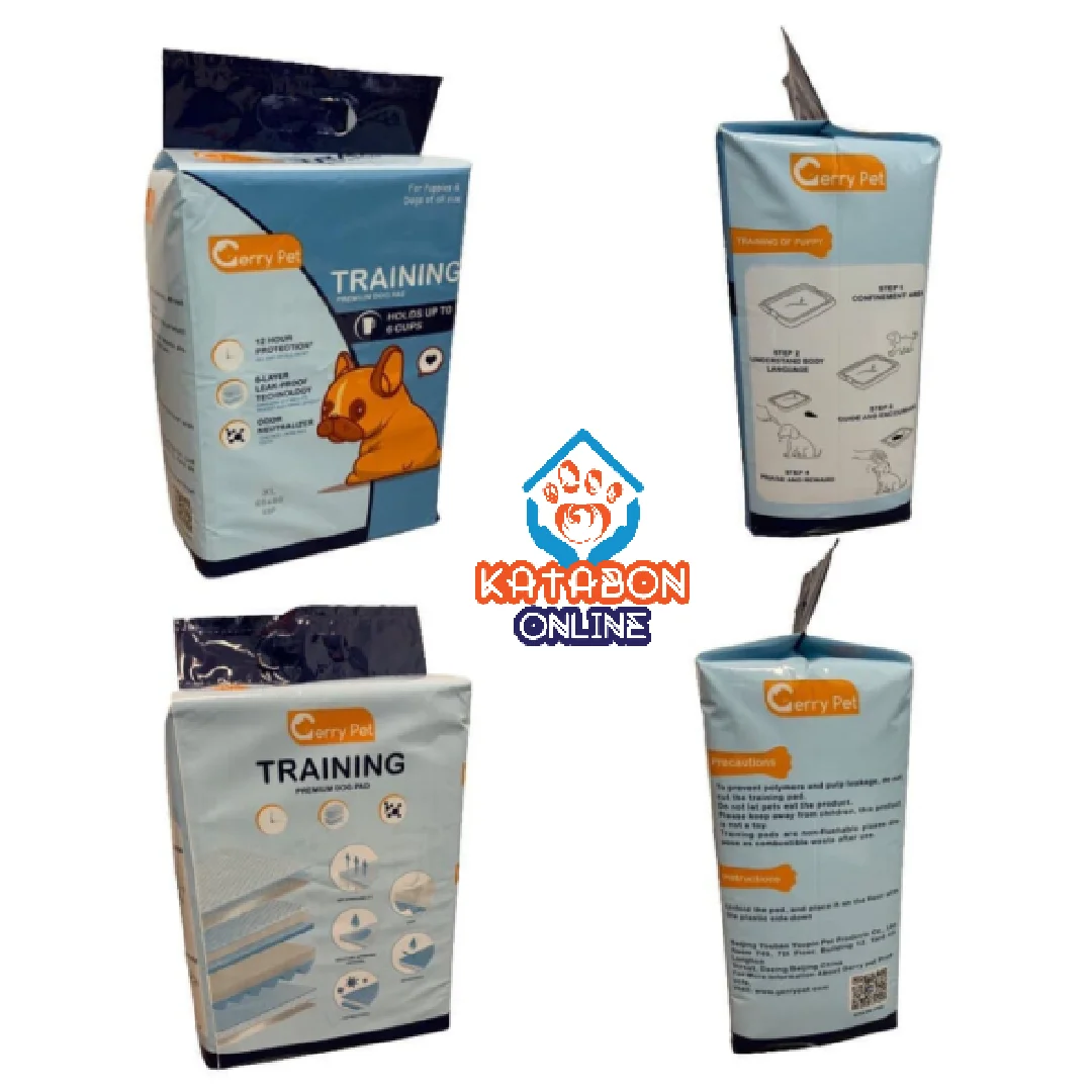 Gerry Pet Training Pads for Dogs Super Absorbent 45x60cm (Medium, 50pcs)