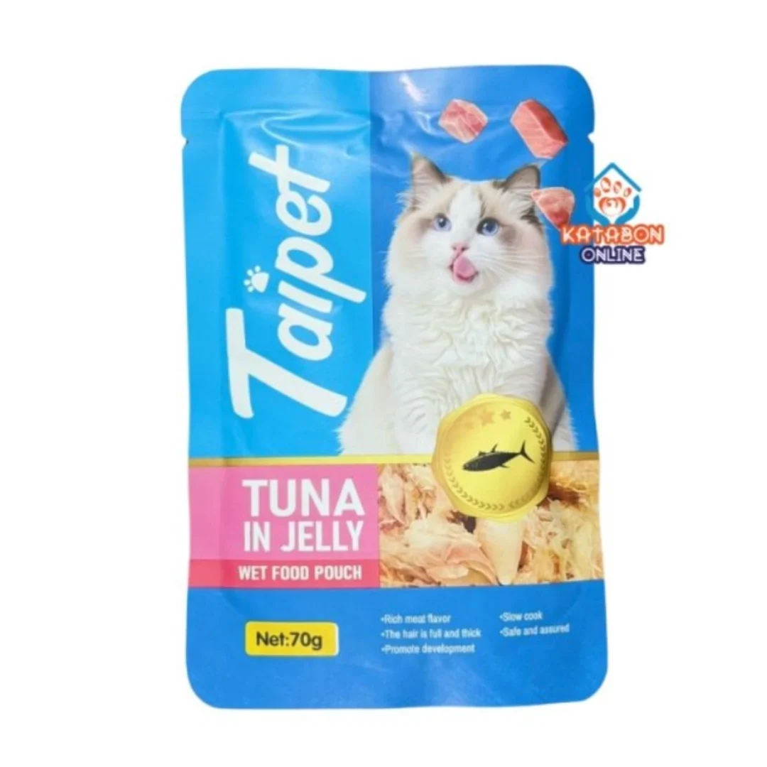 Taipet Wet Cat Food Tuna Flavor In Jelly 70g