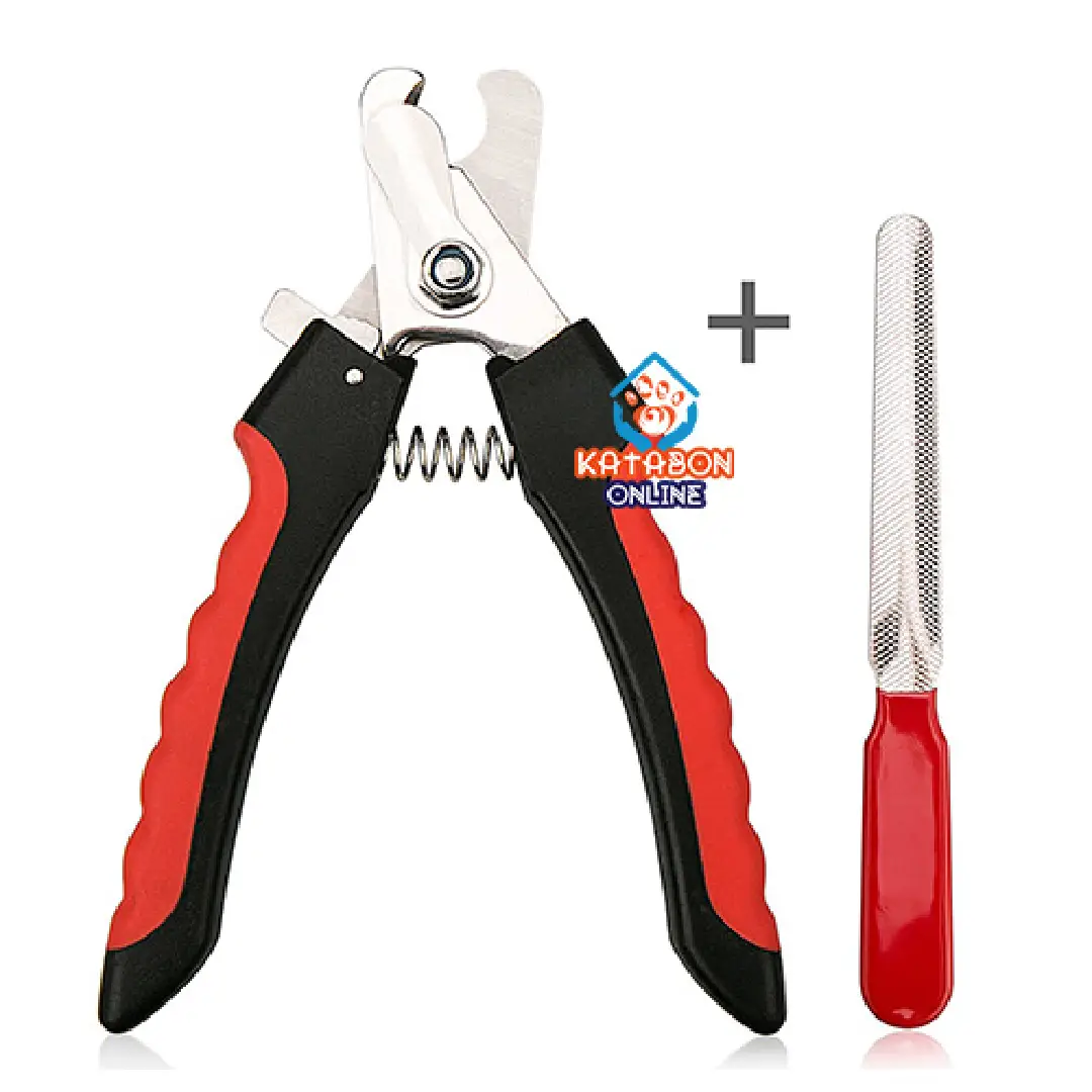 Pet Nail Clipper With Filer For Dogs & Cats