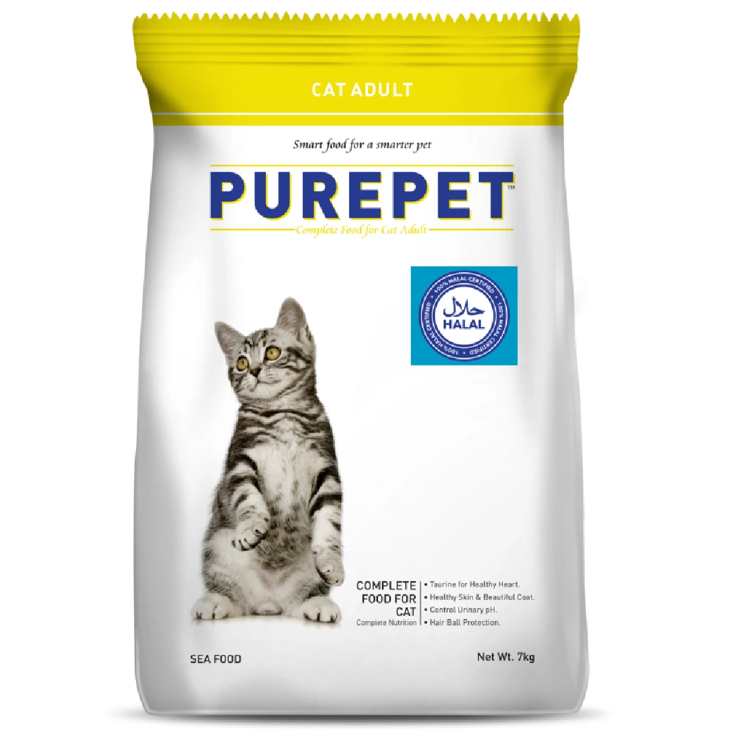 Purepet Adult Cat Food Chicken Flavor 7kg