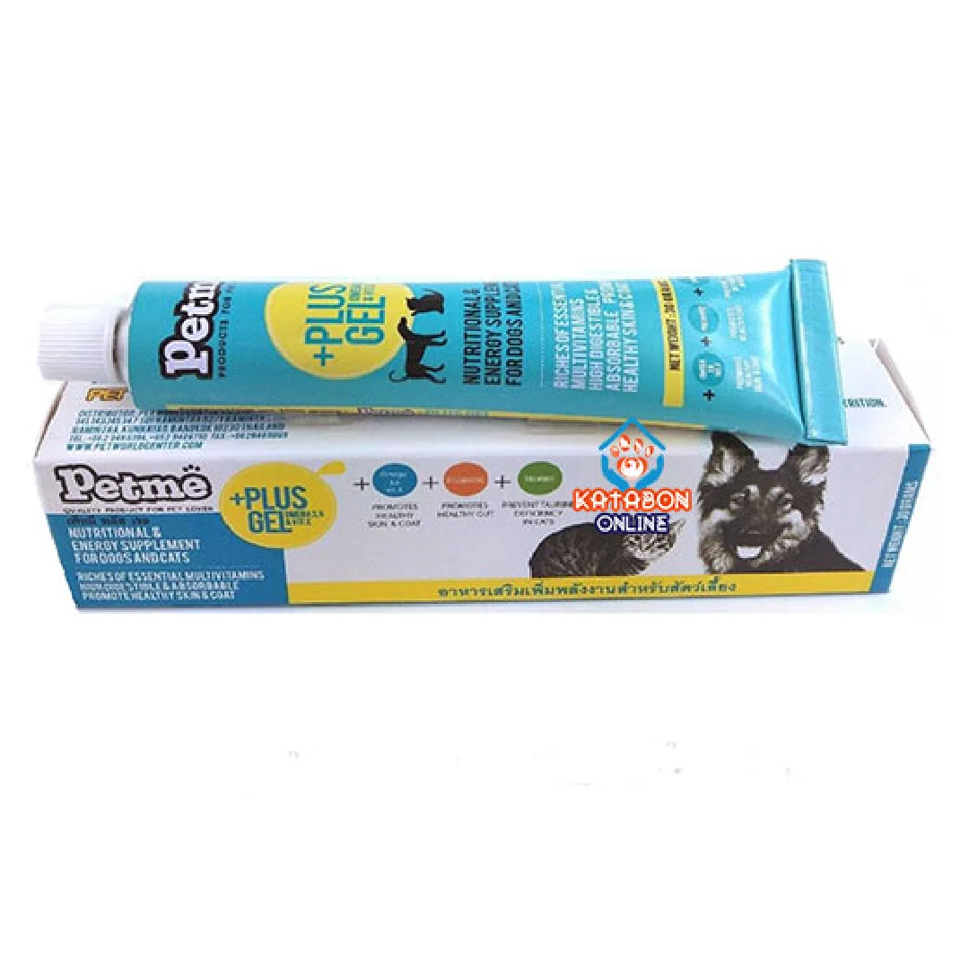 Petme Plus Gel Nutritional & Energy Supplement For Dogs & Cats 30g