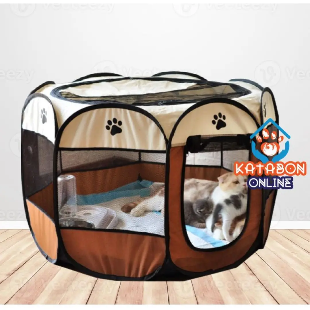 Portable Folding Pet Tent House For Dog & Cat ( XL ) Size