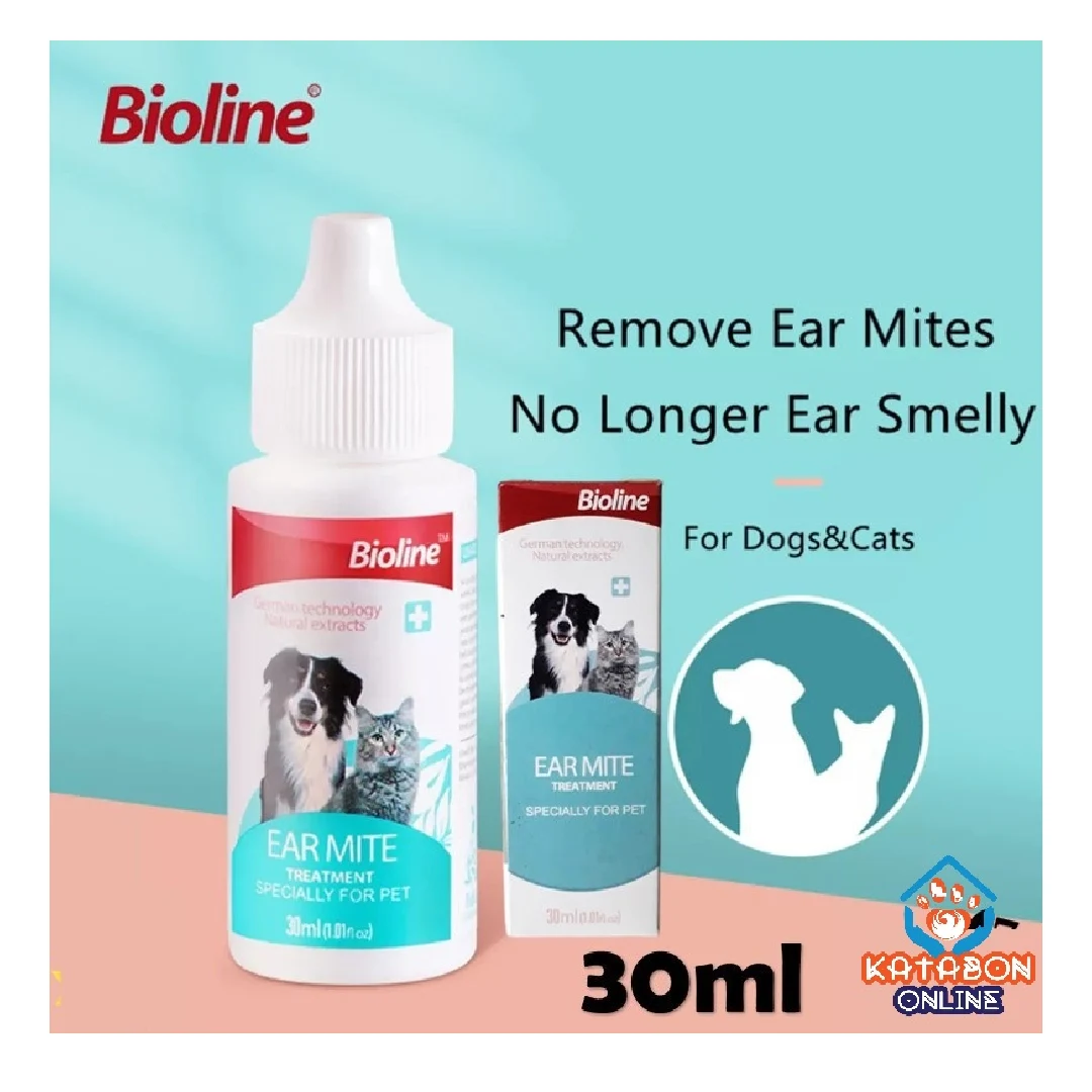 Bioline Ear Mite Treatment for Pets 30ml