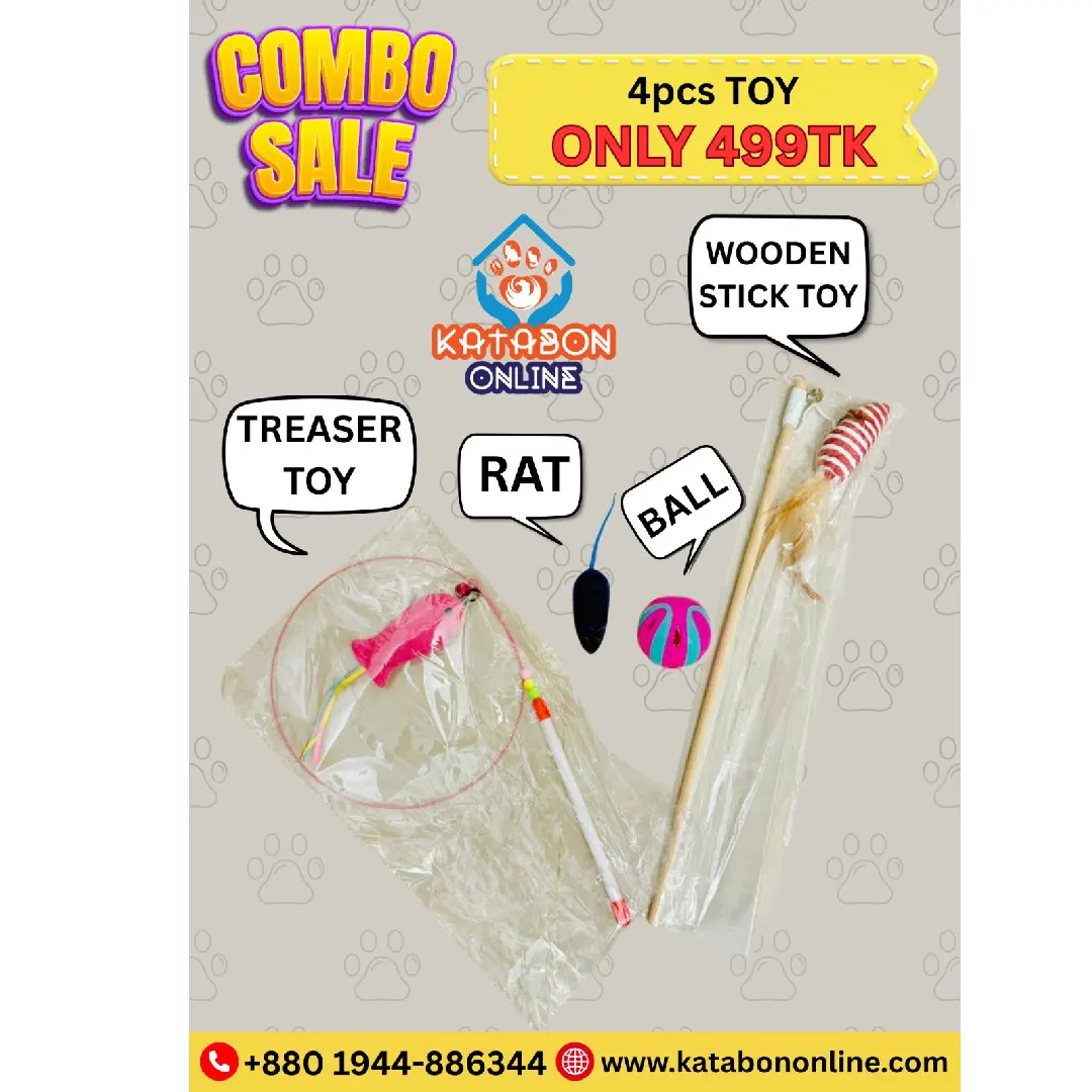 Cat Playing Toy Combo Offer