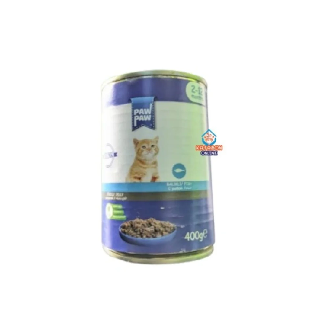 Paw Paw Kitten Cat Food Fish Flavor 400g